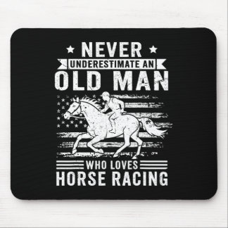 Unterschätzen Sie nie einen alten Mann, der Racing Mousepad