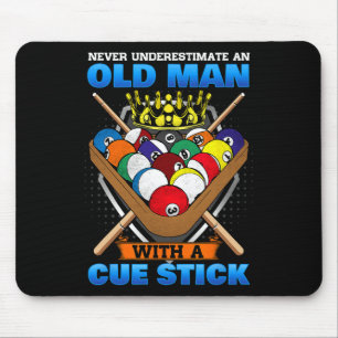 Unterschätzen Sie nie einen alten Mann mit einem F Mousepad