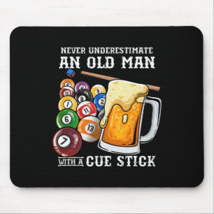 Unterschätzen Sie nie einen alten Mann mit einem F Mousepad