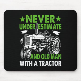 Unterschätzen Sie nie einen alten Mann mit einem T Mousepad