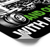 Unterschätzen Sie nie einen alten Mann mit einem T Poster (Ecke)