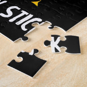 Unterschätzen Sie nie einen alten Mann mit Hockeys Puzzle (Seite)