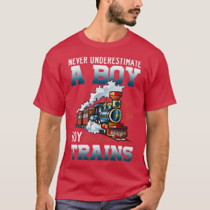 Unterschätzen Sie nie einen Jungen, der Lieben in T-Shirt