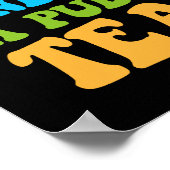 Unterschätzen Sie nie einen Lehrer an einer öffent Poster (Ecke)