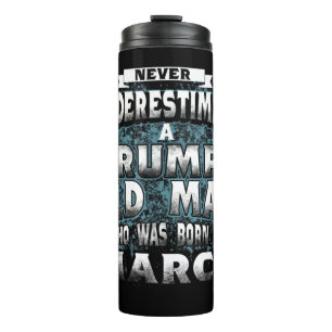 Unterschätzen Sie nie einen mürrisch alten Mann, d Thermosbecher