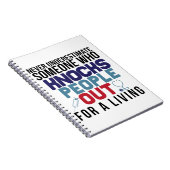 Unterschätzen Sie nie KrankenschwesterAnesthetist Notizblock (Rechte Seite)