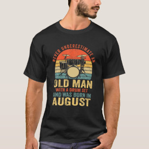 Unterschätzen Sie niemals das Set des alten Man-Tr T-Shirt
