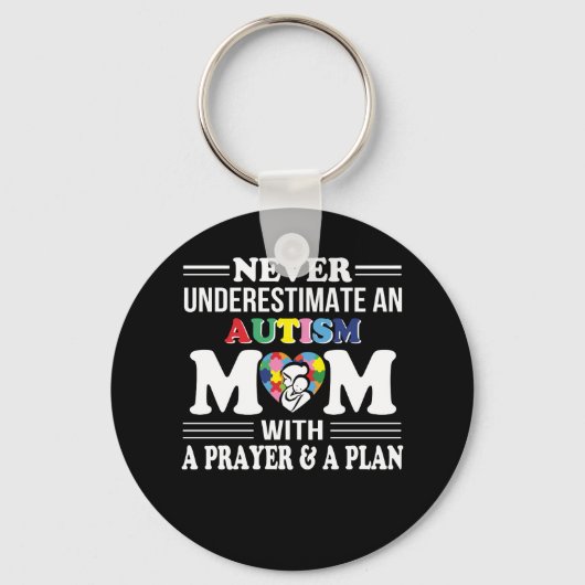 Unterschätzen Sie niemals den Gebetsplan für die A Schlüsselanhänger (Vorderseite)