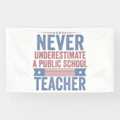 Unterschätzen Sie niemals den Lehrer Walz Banner (Horizontal)