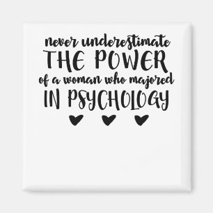 Unterschätzen Sie niemals den Power einer Frau, d Magnet