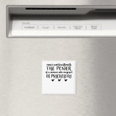 Unterschätzen Sie niemals den Power einer Frau, di Magnet (In Situ (Geschirrspüler))