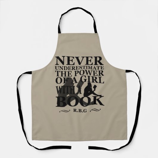 Unterschätzen Sie niemals den Power eines Buches Schürze (Vorderseite)