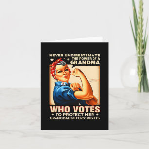 Unterschätzen Sie niemals den Power eines Oma, das Karte