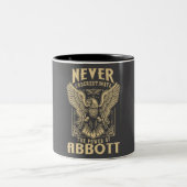 Unterschätzen Sie niemals den Power von Abbott Zweifarbige Tasse (Mittel)