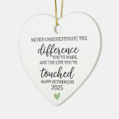 Unterschätzen Sie niemals den Unterschied, den Sie Keramik Ornament (Links)