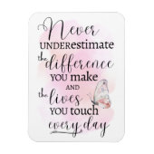 Unterschätzen Sie niemals den Unterschied, den Sie Magnet (Vertikal)