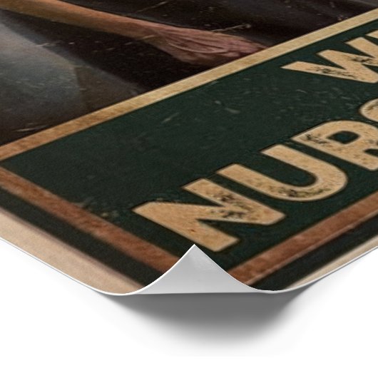 Unterschätzen Sie niemals eine alte Frau mit einer Poster (Ecke)