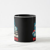 Unterschätzen Sie niemals eine Frau auf einem Moto Tasse (Zentrum)