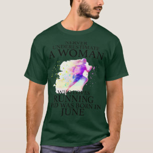Unterschätzen Sie niemals eine Frau, die Lieben la T-Shirt