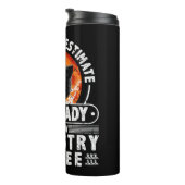 Unterschätzen Sie niemals eine Katzen-Lady mit ein Thermosbecher (Nach rechts gedreht)