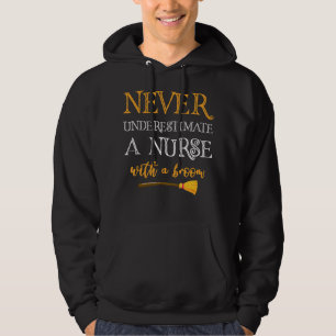 Unterschätzen Sie niemals eine Krankenschwester mi Hoodie