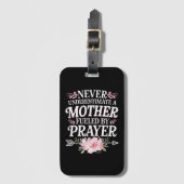 Unterschätzen Sie niemals eine Mutter, die durch G Gepäckanhänger (Vorderseite Vertikal)