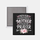 Unterschätzen Sie niemals eine Mutter, die durch G Magnet (Vorderseite/Rückseite)