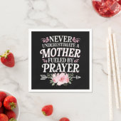 Unterschätzen Sie niemals eine Mutter, die durch G Serviette (Beispiel)