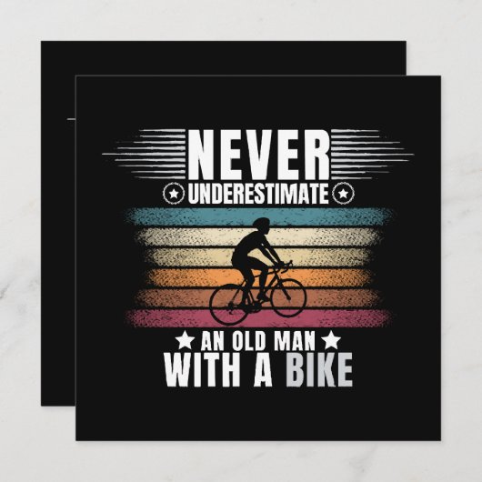 Unterschätzen Sie niemals einen alten Mann auf ein (Vorne/Hinten)