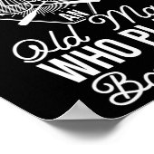 Unterschätzen Sie niemals einen alten Mann, der Dm Poster (Ecke)