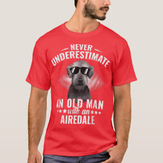 Unterschätzen Sie niemals einen alten Mann mit Air T-Shirt