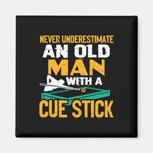 Unterschätzen Sie niemals einen alten Mann mit ein Magnet (Vorne)