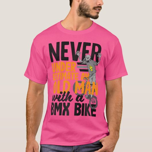 Unterschätzen Sie niemals einen alten Mann mit ein T-Shirt (Vorderseite)