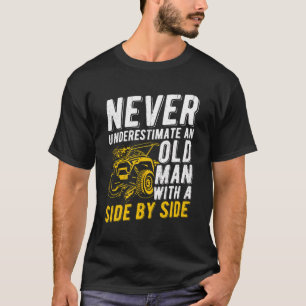 Unterschätzen Sie niemals einen alten Mann mit ein T-Shirt
