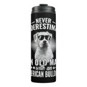 Unterschätzen Sie niemals einen alten Mann mit ein Thermosbecher (Vorderseite)