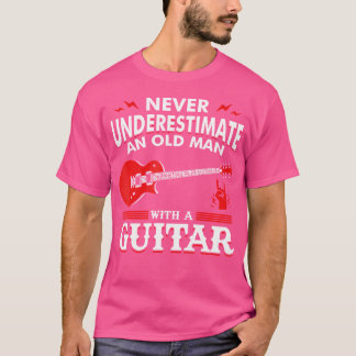 Unterschätzen Sie niemals einen alten Mann mit Git T-Shirt