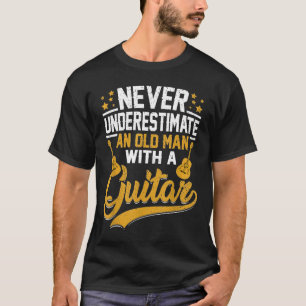 Unterschätzen Sie niemals einen alten Mann mit Git T-Shirt