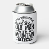 Unterschätzen Sie niemals einen alten Mann mit Mou Dosenkühler (Kanne Rückseite)