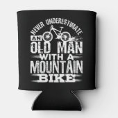 Unterschätzen Sie niemals einen alten Mann mit Mou Dosenkühler (Rückseite)