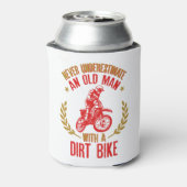 Unterschätzen Sie niemals einen Alten mit einem Di Dosenkühler (Kanne Rückseite)