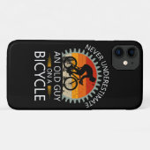 Unterschätzen Sie niemals einen alten Typ auf eine Case-Mate iPhone Hülle (Rückseite (Horizontal))