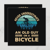 Unterschätzen Sie niemals einen alten Typ auf eine Einladung (Vorne/Hinten)