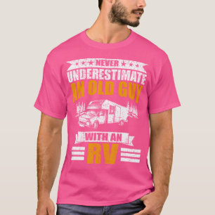 Unterschätzen Sie niemals einen alten Typ mit eine T-Shirt
