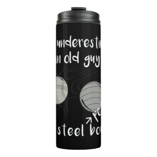 Unterschätzen Sie niemals einen alten Typ mit Peta Thermosbecher