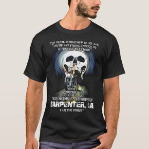 Unterschätzen Sie niemals einen CARPENTER IA Man T-Shirt