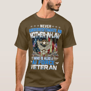 Unterschätzen Sie niemals einen Luftwaffenmesser d T-Shirt