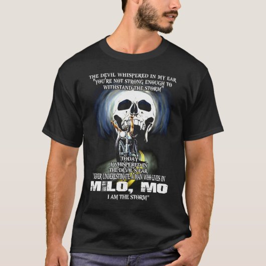 Unterschätzen Sie niemals einen MILO-Mann T-Shirt (Vorderseite)