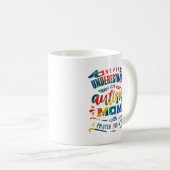 Unterschätzen Sie niemals einen Regenbogen der Aut Kaffeetasse (VorderseiteRechts)