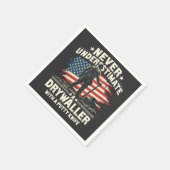 Unterschätzen Sie niemals einen Trockenfahrer mit Serviette (Ecke)