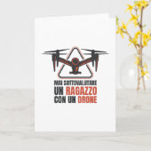 Unterschätzen Sie niemals einen Typ mit einer Droh Karte (Gelbe Blume)